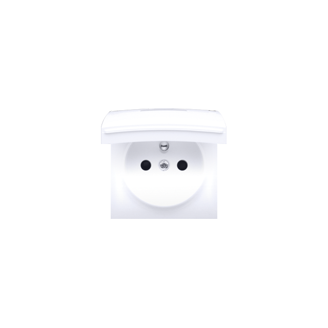 SIMON 82 WS82P-82068K-30 Pokrywa gniazda pojedynczego - klapka biała IP44; biały