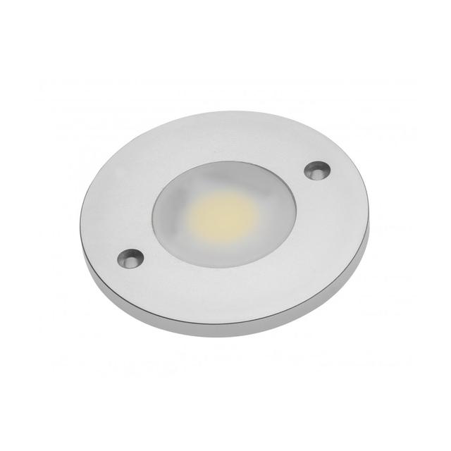 OPRAWA LED COB JOVITA OKRĄGŁA, 3W, 12V DC, 1X COB, CIEPŁY BIAŁY, 150CM PRZEWÓD Z MINIAMP (2 WKRĘTY)