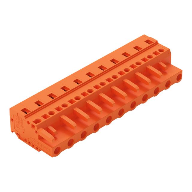 MCS-MIDI Classic gniazdo 11-bieg. pomarańczowe raster 7,62 mm /25szt./ WAGO
