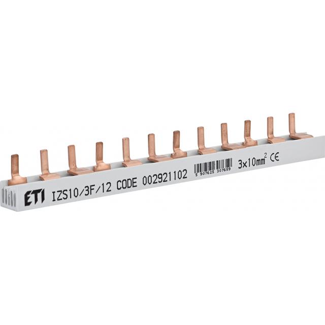 Szyna łączeniowa sztyftowa 3P 63A 10mm2 (12 mod.) IZS10/3F/12 (0,21) 002921102 ETI