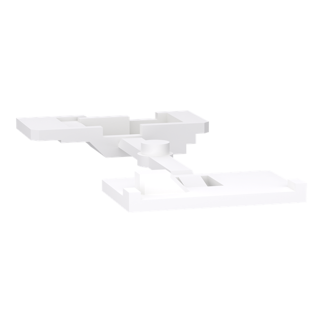 Oznacznik przyłącza KNB 10 szt. białe