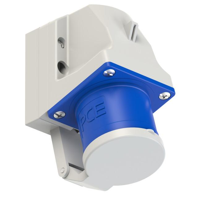 WTYCZKA ODBIORNIKOWA Z KLAPKĄ 32A 230V 2P+Z 523-6d PCE