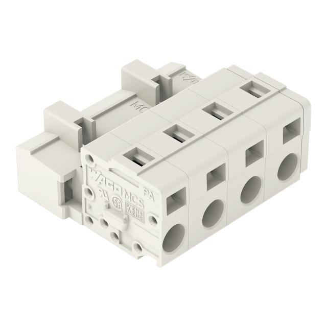 Wtyk MCS-MIDI Classic 4-biegunowy jasnoszary raster 7,5mm /50szt./ 723-604 WAGO