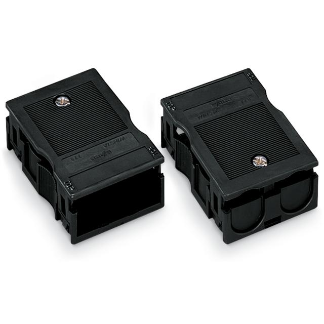 obudowa odciążająca przewody 3-torowa czarna