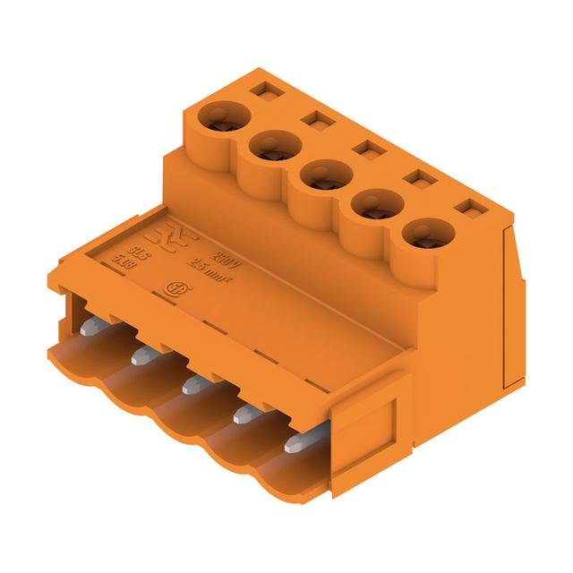 SLS 5.08/05/180B SN OR BX Wtyk PCB (złącze wiązki), 5.08 mm, Liczba biegunów: 5, Przyłącze z jarzmem /66szt./ 1627270000 WEIDMÜLLER