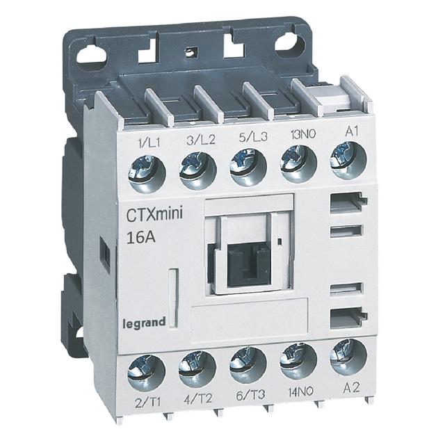 STYCZNIK CTX3 MINI 3P 16A 1NO 24V AC, Legrand