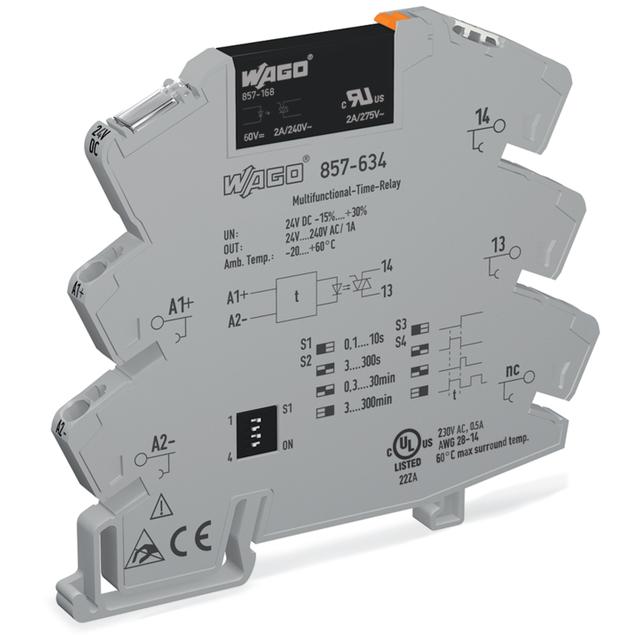 przekaźnik czasowy wielofunkcyjny 24 V do 230 V DC WAGO