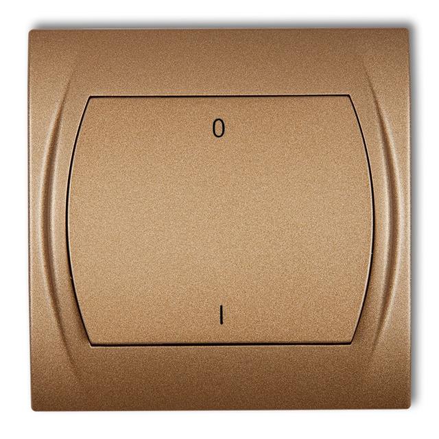 LOGO Łącznik dwubiegunowy podświetlany złoty metalik 8LWP-9L KARLIK