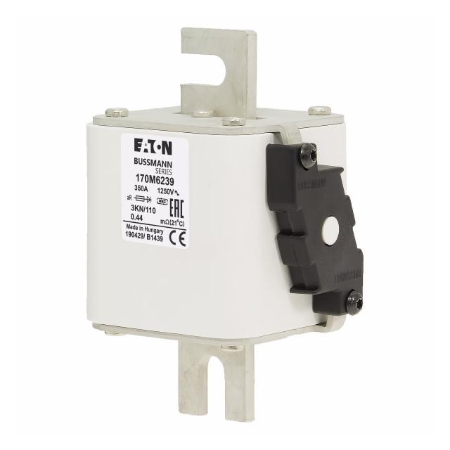 FUSE 350A 1250V 3KN/110 AR CU Wkładka szybka 350A AC 1250V rozmiar 3 76x92x139 mm aR DIN I 170M6239