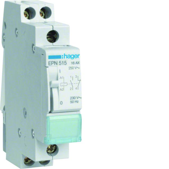 Przekaźnik bistabilny 230VAC/110VDC 1Z+1R 16A EPN515 HAGER
