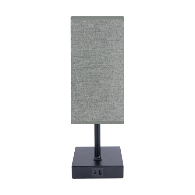 Lampka stołowa SANTI E14 DARK GREY/BLACK