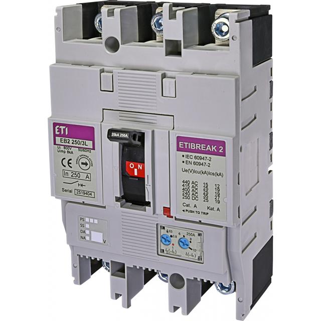 Wyłącznik mocy 3P, 25kA EB@ 250/3L 250A 3p