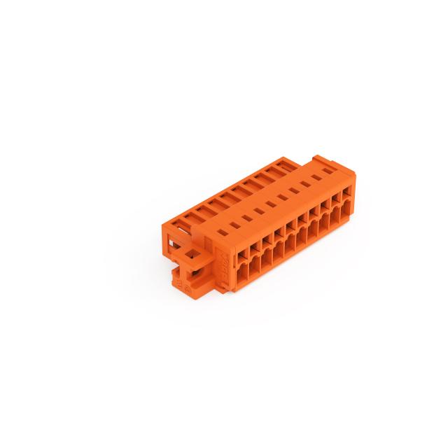 MCS-MINI Classic wtyk 10-bieg. pomarańczowy raster 3,81 mm /50szt./ WAGO