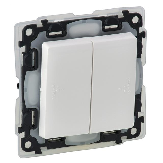 Valena Life Łącznik Schodowy Podwójny Biały 10Ax 250 V 752158 LEGRAND