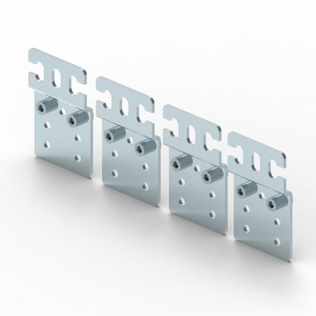 XL3S ZESTAW 4 UCHWYTÓW NAŚCIENNYCH, Legrand