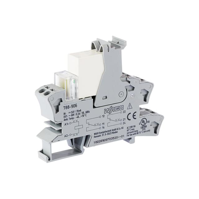 Moduł przekaźnikowy 24V DC 788-906 WAGO