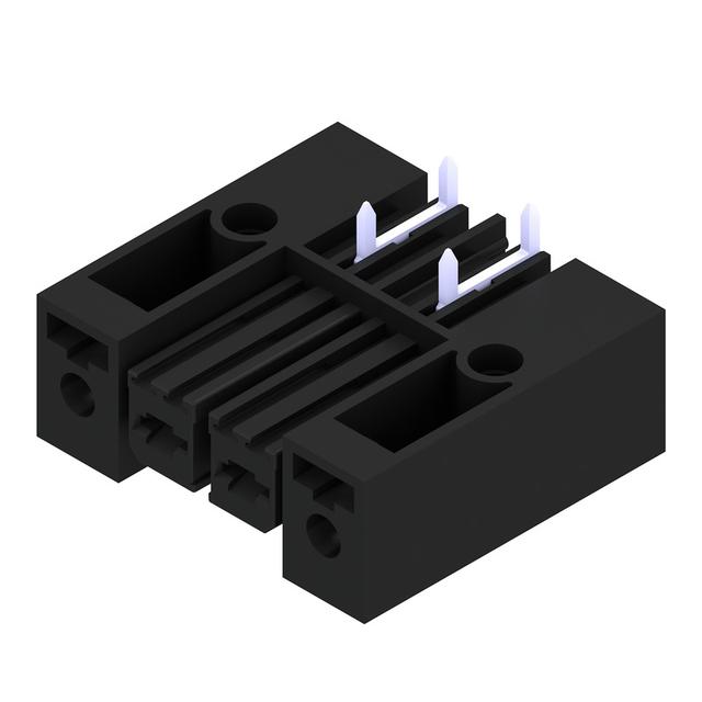 BVL 7.62HP/02/270FI 3.5SN BK BX Wtyki PCB (złącza płyty), 7.62 mm, Liczba biegunów: 2, kąt odejścia: 270° /100szt./ 1929410000 WEIDMÜLLER