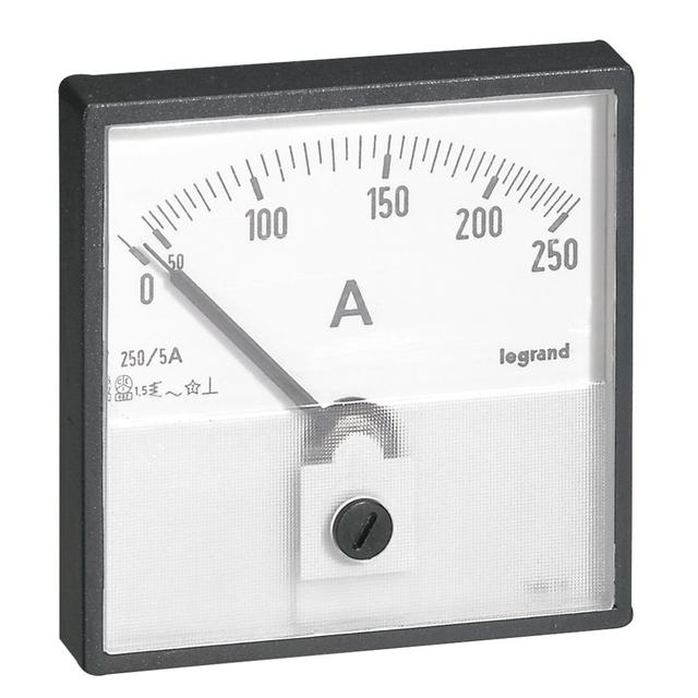 Amperomierz Analogowy Na Drzwi Kw. 014600 LEGRAND