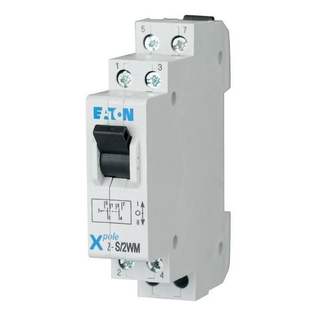 Z-S/2WM Przełącznik schodowy I-0-II 16A 2P 248346 EATON