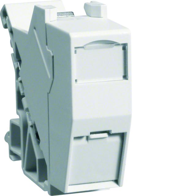 Moduł RJ45 E-DAT do montażu na szynie TH35 kat. 6A IP20 VZ314 HAGER