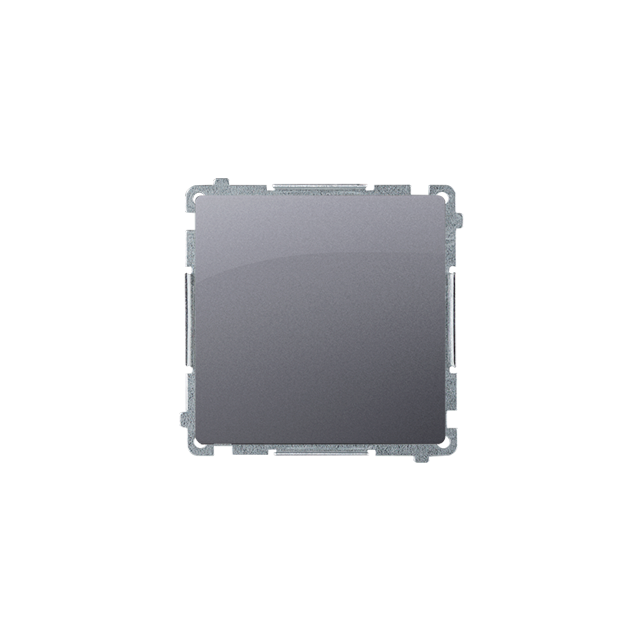 Simon Basic Łącznik krzyżowy bez piktogramu 10A 250V zaciski śrubowe srebrny mat BMW7.01/X/43 KONTAKT