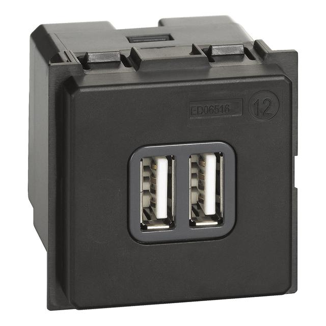 LIVING NOW - ŁADOWARKA 2XUSB A - 2 MODUŁY, Bticino