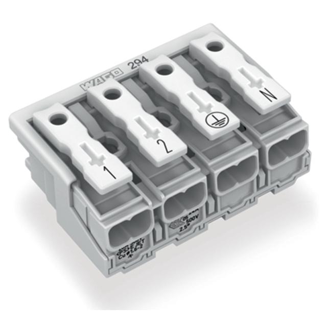 Złączka zasilająca 4‑biegunowa bez stopek bez styku PE 294‑4014 /500szt./ WAGO