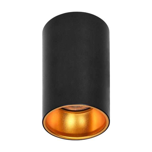 ELIZA, oprawa typu downlight, GU10 max. 35W, IP20, okrągła, czarno-złota, aluminium