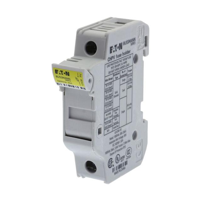 1Pole 30A 1000Vdc MFH For 10x38 Gpv Podstawa wkładki cylindrycznej 10x38 gPV 1P 32A 1000VDC CHPV1U E