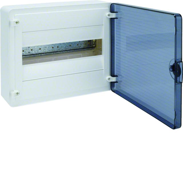 Rozdzielnica modułowa 1x12 natynkowa IP40 Golf (drzwi transparentne) VS112TD HAGER