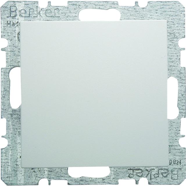 BERKER B.X/S.1 Zaślepka z płytką czołową z cokołem i pazurkami biały 6710098989 HAGER