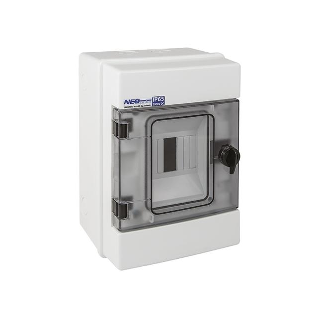 Rozdzielnica hermetyczna natynkowa 1x4 IP65 500VAC/1000VDC RH-36.04 OPATÓWEK