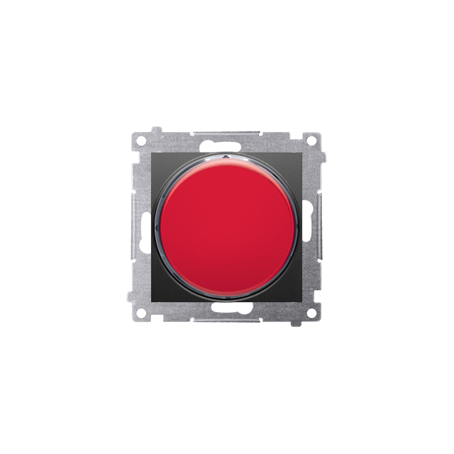 Simon 54 Sygnalizator świetlny LED – światło czerwone 230V czarny DSS2.01/49 KONTAKT