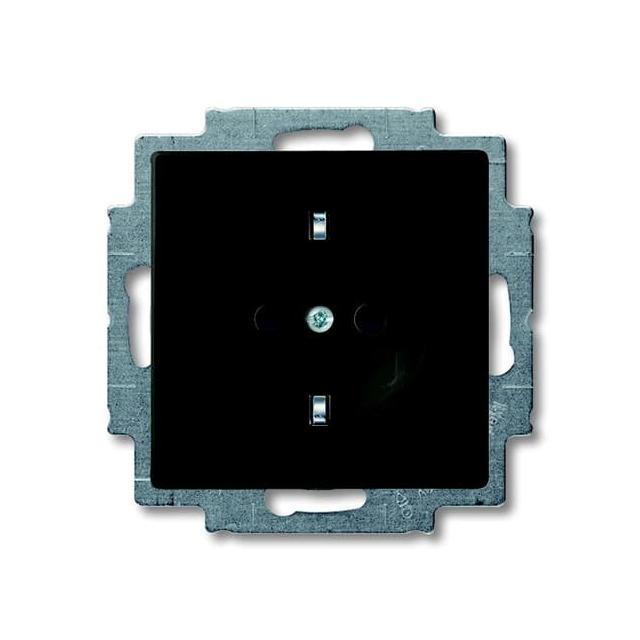 BASIC55 Gniazdo SCHUKO  czarny-chateau