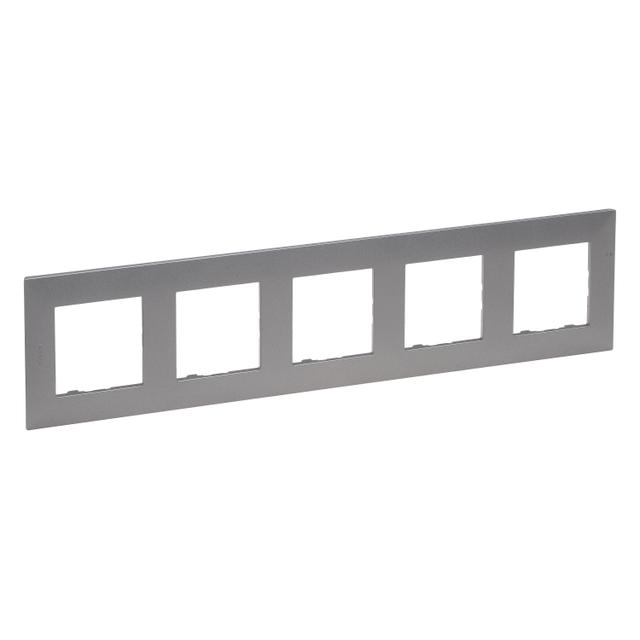 Niloe Step Ramka Pięciokrotna 5X- Kolor Stalowy 863495 LEGRAND
