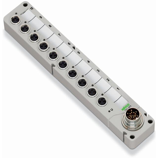 moduł przyłączeniowy 4-torowy/3-biegunowy ze złączem M16