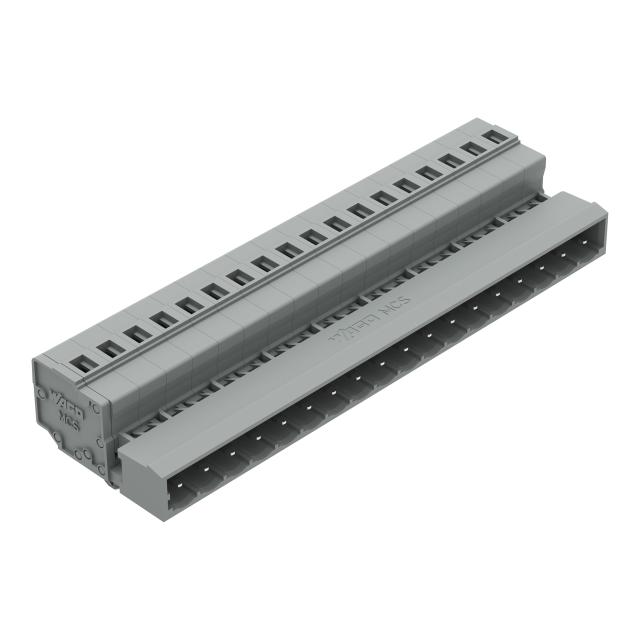 MCS-MIDI Classic wtyk 18-bieg. szary raster 5 mm /25szt./ WAGO