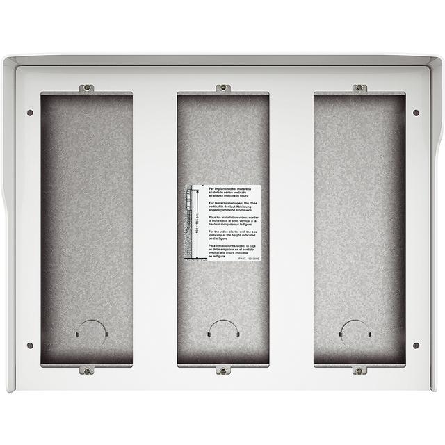 Obudowa natynkowa z daszkiem do paneli Sfera - 9 modułów - Biała, Bticino