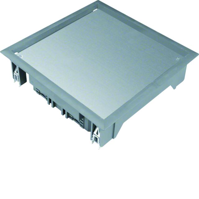 tehalit.VE-EE Pokrywa pełna VDQ06 200x200 wykładzina 12mm stal szary PA VDQ06127011 HAGER
