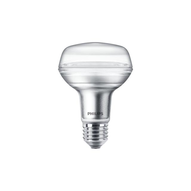 Żarówka LED 4W=60W 345lm 2700K barwa ciepła LEDspot 4-60W R80 E27 827 36st. 9,29002E+11 PHILIPS