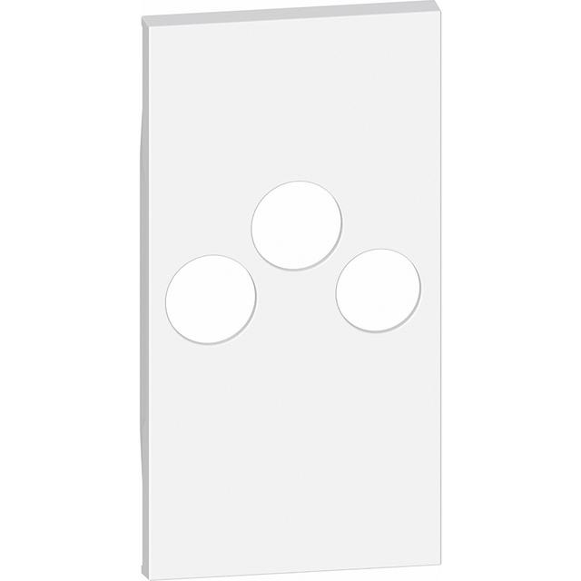 Living Now - Plakietka Gniazda Tv-R-Sat K4210M2D - 2 Moduły - Biel Bticino KW26M2 LEGRAND