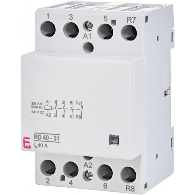 Stycznik modułowy 40A 3Z 1R 3M 4P RD 40-31-230V AC/DC 002464020 ETI
