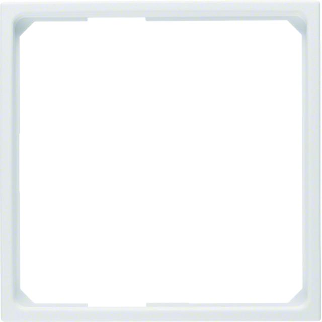BERKER B.x Pierścień przejściowy do płytki centralnej 50 x 50mm biały mat 11091919 HAGER