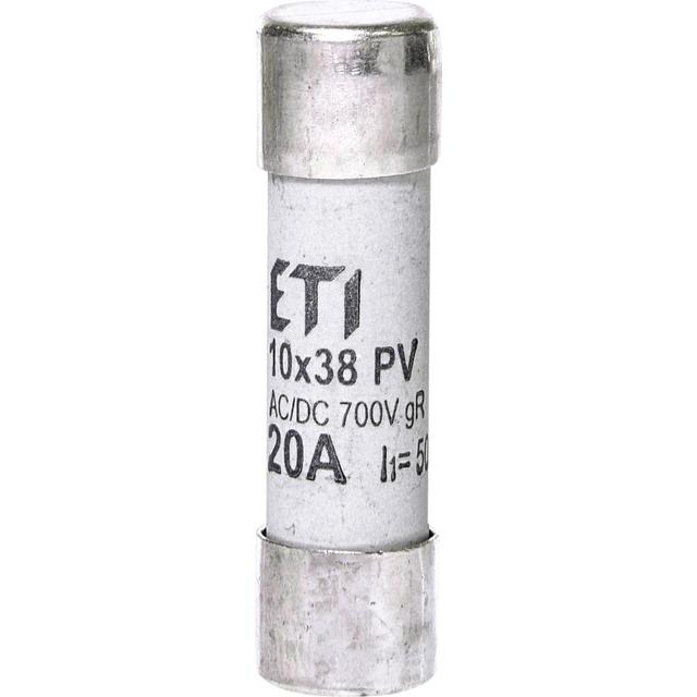 Wkładka topikowa cylindryczna PV gR 700V CH10x38 gR 20A 700V AC DC 002625024 ETI