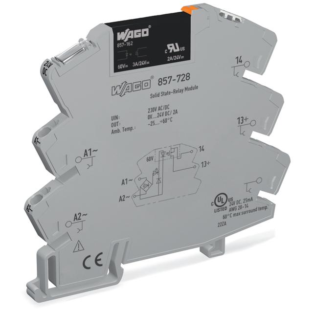 JUMPFLEX podstawka z przekaźnikiem półprzewodnikowym 230VACDC/24VDC/2A WAGO