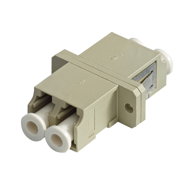 Adapter optyczny, prostokątny, 1 szt., LC Duplex , MM