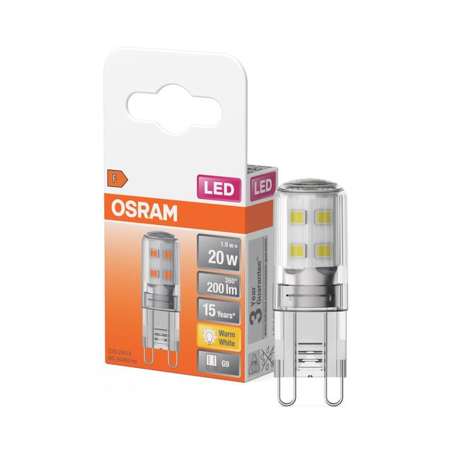 LED PIN20 CL 1,9W 827 230V G9 LEDVANCE