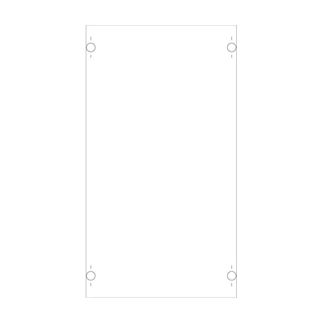 1B00A Pole rozdzielcze na szerokość 1 kolumny