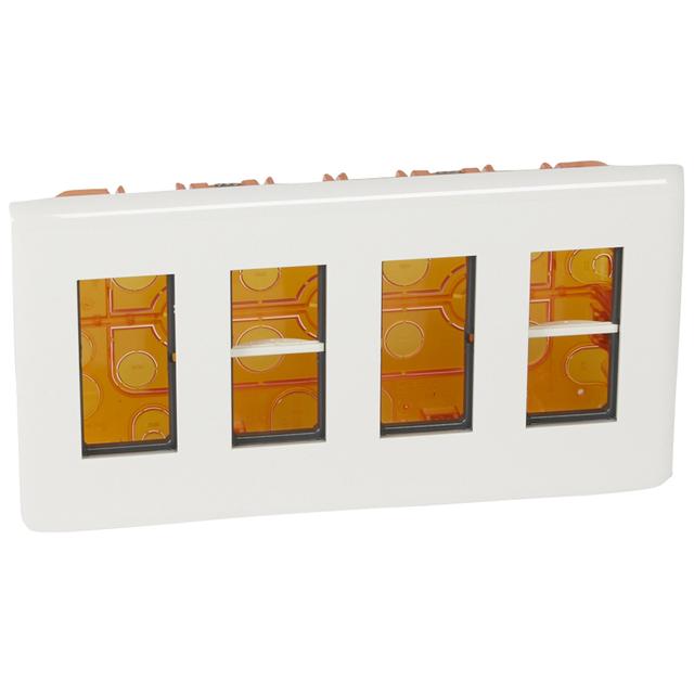 Mosaic Zestaw Do Motażu Podtynkowego 4x4 Moduły Pionowo 078874L LEGRAND