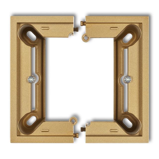 DECO / MINI Puszka natynkowa pojedyncza, składana DECO, MINI złoty